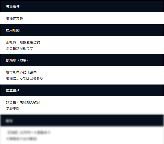 募集要項